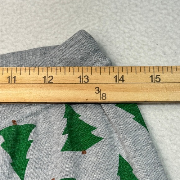 Hanna Andersson Womens Pajama Set Long Sleeve Pants Green Christmas Trees Size L - Picture 8 of 10